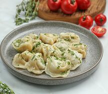 Пельмени с говядиной и свининой