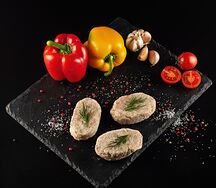 Котлета из индейки с брокколи 