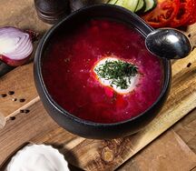 Борщ с говядиной