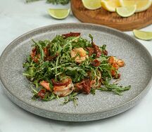 Руккола с креветками