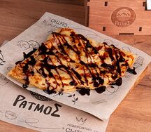 Блинчик с шоколадом и бананом