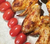 Куриные крылья на мангале