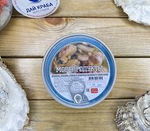 Морепродукты в соусе песто