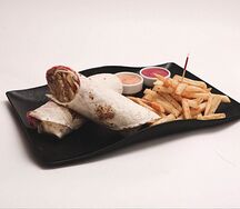 С бараниной на мангале