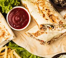 С говядиной на мангале