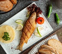 Форель на мангале