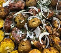 Грибы на мангале