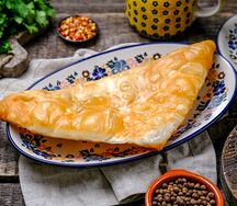 Чебурек с сыром и зеленью