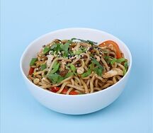 Лапша с овощами