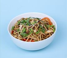 Лапша с морепродуктами