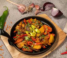 Жаркое на сковороде