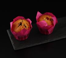 Маффин с вишней и шоколадом