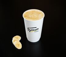 Латте на банановом молоке