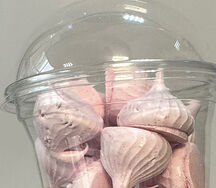 Безе низкокалорийное клубника