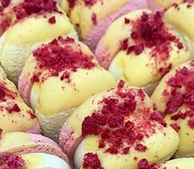 Макаронс Дыня-Малина