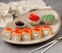 Филадельфия PrimeRoll с карельским лососем и икрой