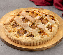 Киш с карамелизированной грушей