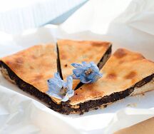 Постный осетинский пирог с маком