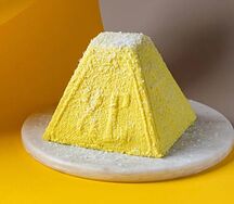 Лимонная творожная пасха