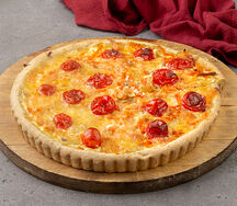 Киш с курочкой и помидорками черри