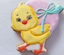 Имбирный пряник Цыпленок с яйцом