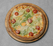 Пицца Цезарь с креветкой