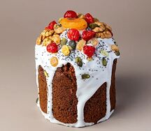 Морковный пп кулич