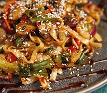 Wok c овощами