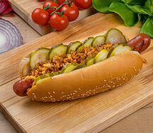 Хот-Дог Датский с куриной колбаской