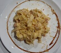 Паста с лососем