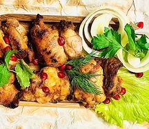 Шашлык из куриного бедра