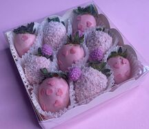 Клубника в шоколаде коробочка Набор принцессы