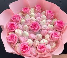 Букет из клубники в шоколаде Eleven Roses