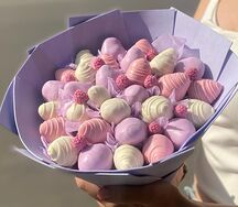 Букет из клубники в шоколаде Нежный