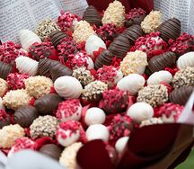 Букет из клубники в шоколаде Мелодия Любви