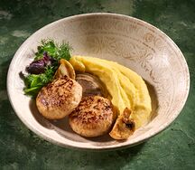 Куриные котлеты с картофельным пюре