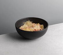 Овсяная каша с тунцом и пармезаном