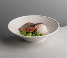  Стейк из нерки с соусом из креветок