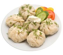 Блюдо Хинкали