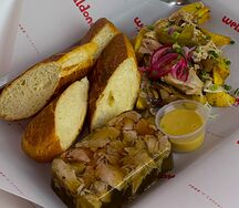 Обед по-деревенски с холодцом из курицы