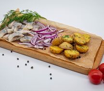 Филе сельди с картофелем 