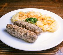 Люля в духовке с гарниром