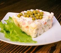 Оливье с мясом 