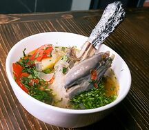 Шурпа из голени бараньей