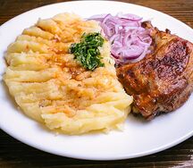 Окорочок с пюре