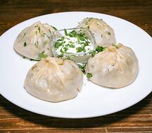 Манты с мясом