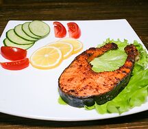 Сёмга на мангале