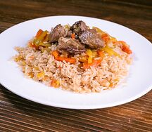 Плов из говядины