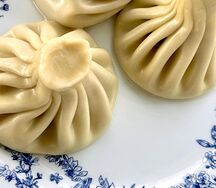 Хинкали с домашним сыром жареные 