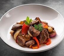 Говяжьи печень и сердце